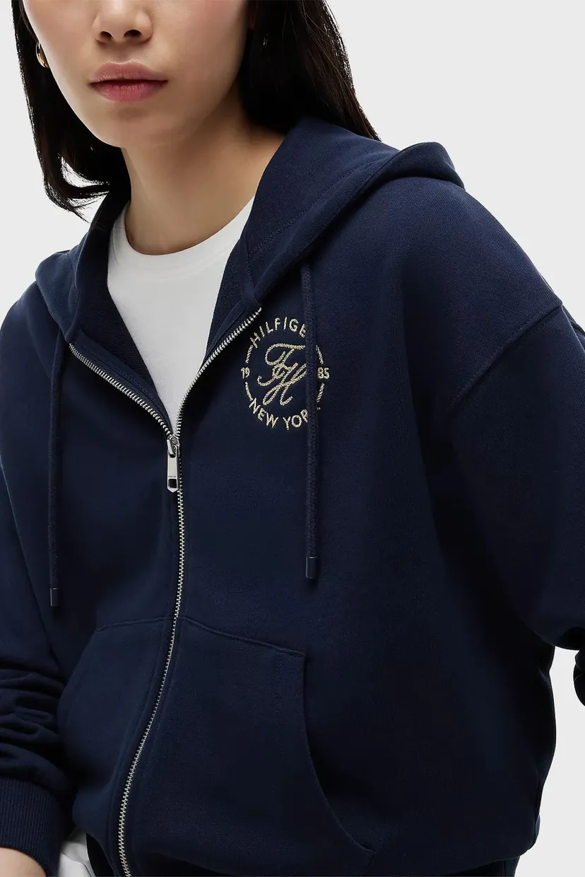 Реглан/TH ROUNDAL ZIP-UP HOODIE 4