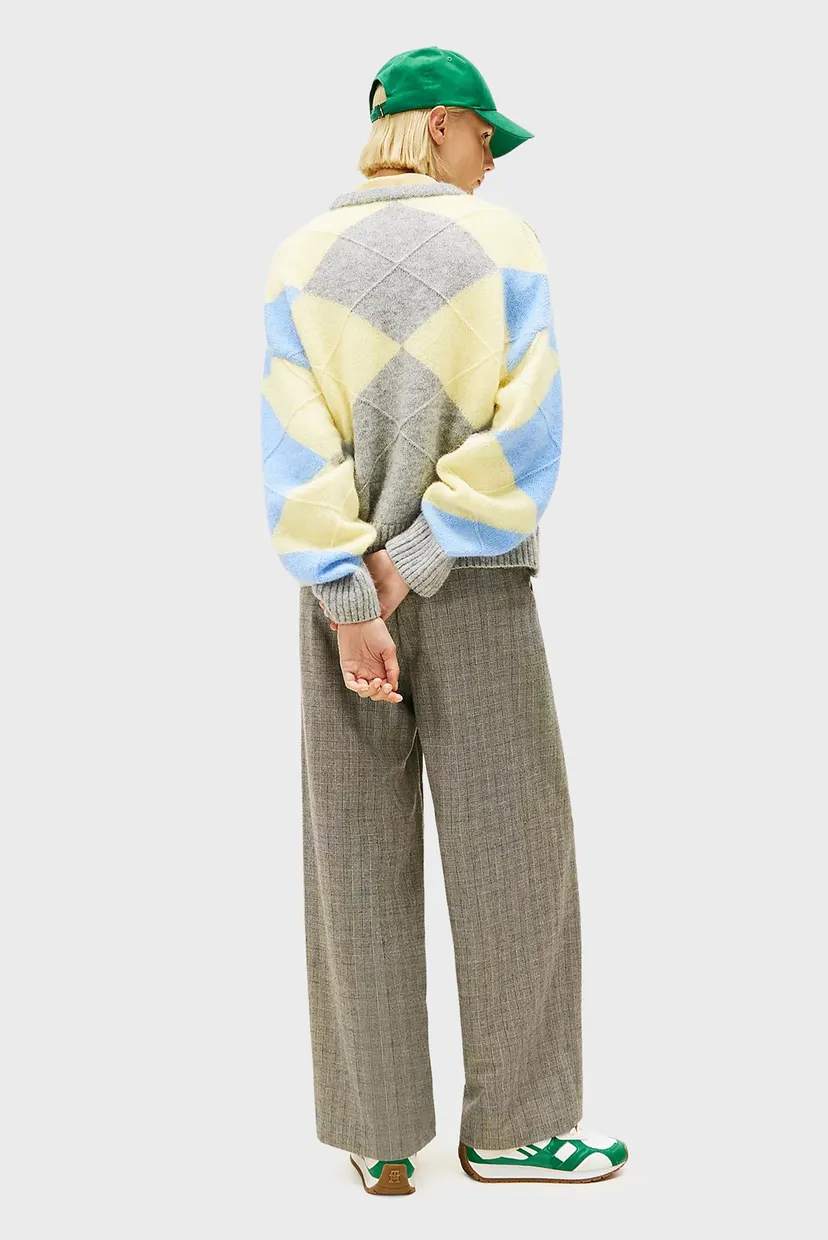 Свитер ALPACA BLEND ARGYLE C-NK LS SWT 4