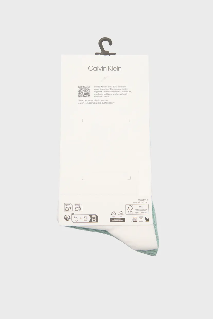 Носки CKJ WOMEN SOCK 2P MONOGRAM 3