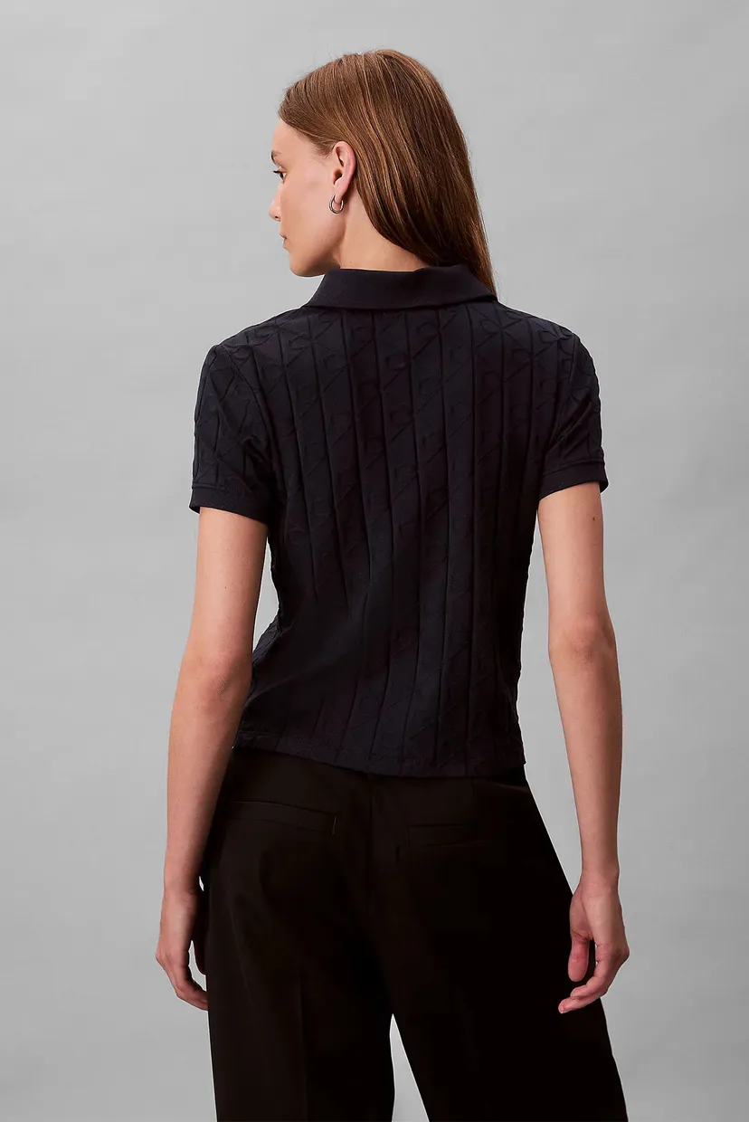 Поло SS AOP JACQUARD POLO TOP 3