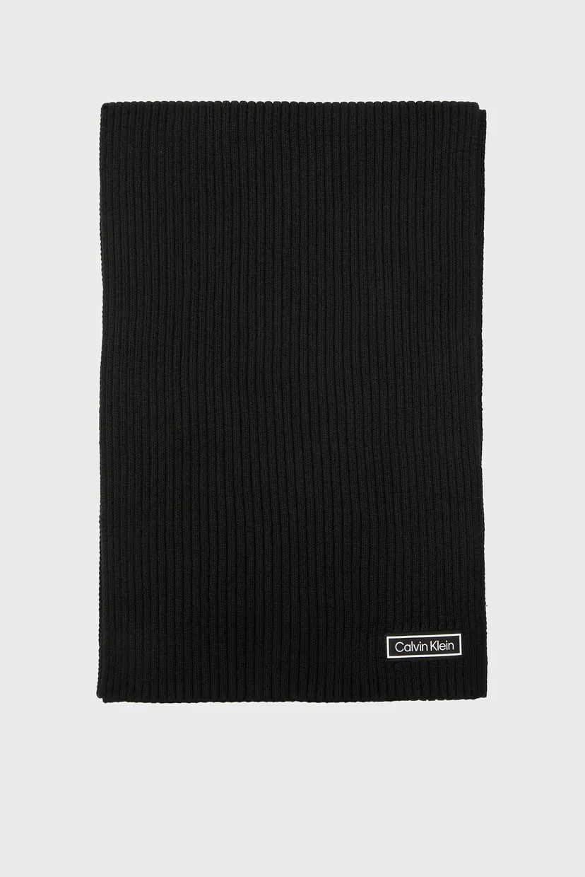 Шарф PATCH CHUNKY RIB COTTON SCARF 3