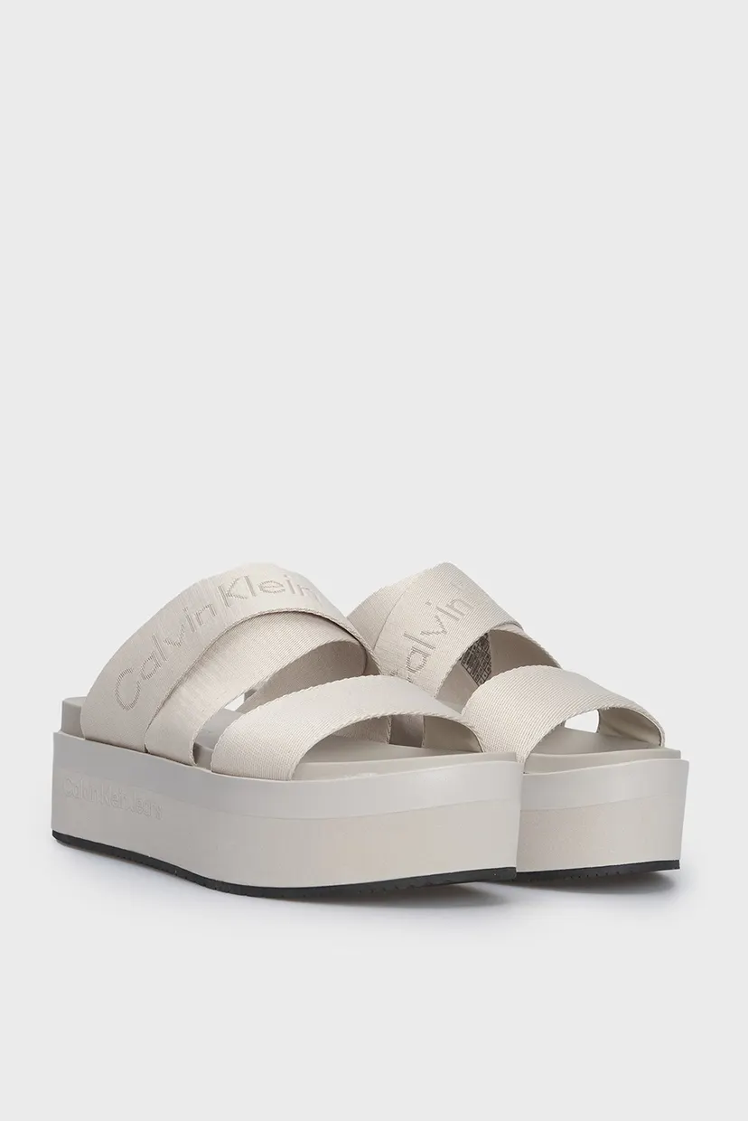 Слайдеры FLATFORM SANDAL WEBBING IN MR 3