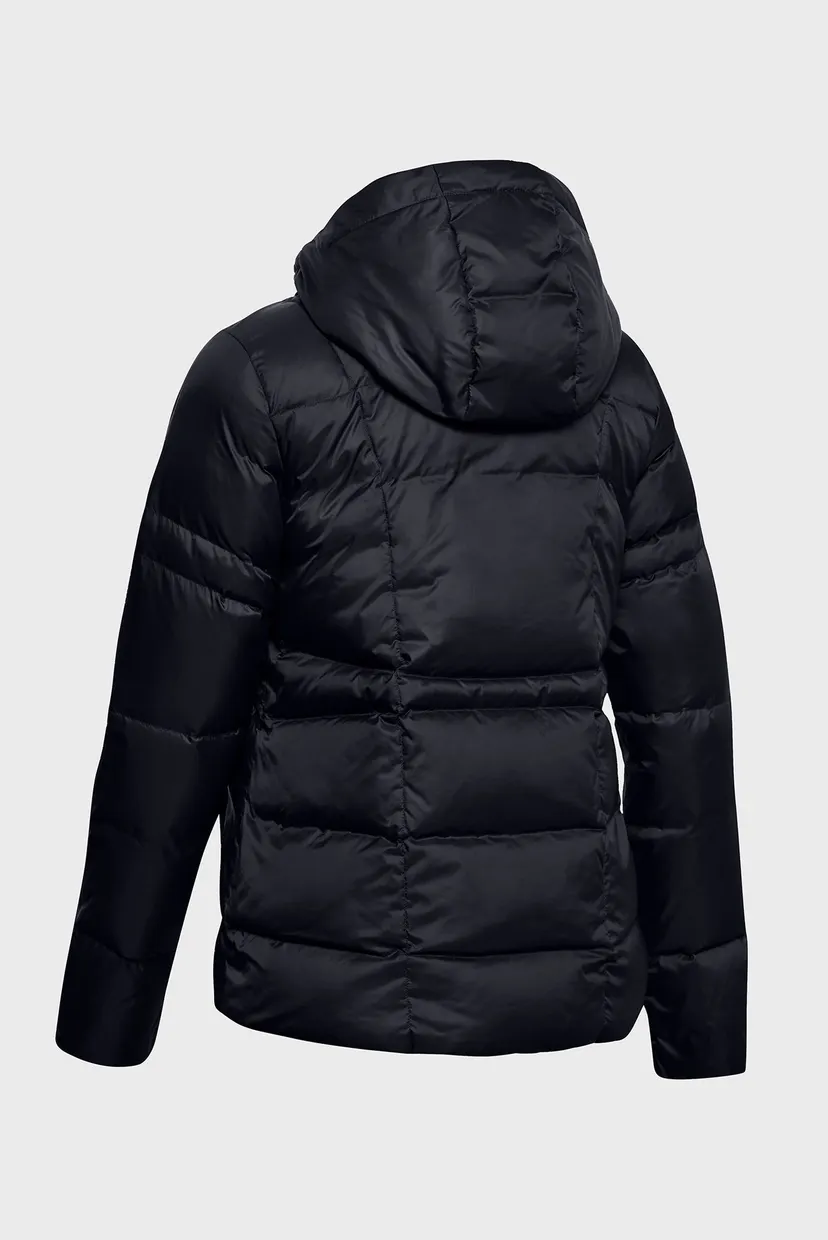 Женский черный пуховик UA Armour Down Hooded 10