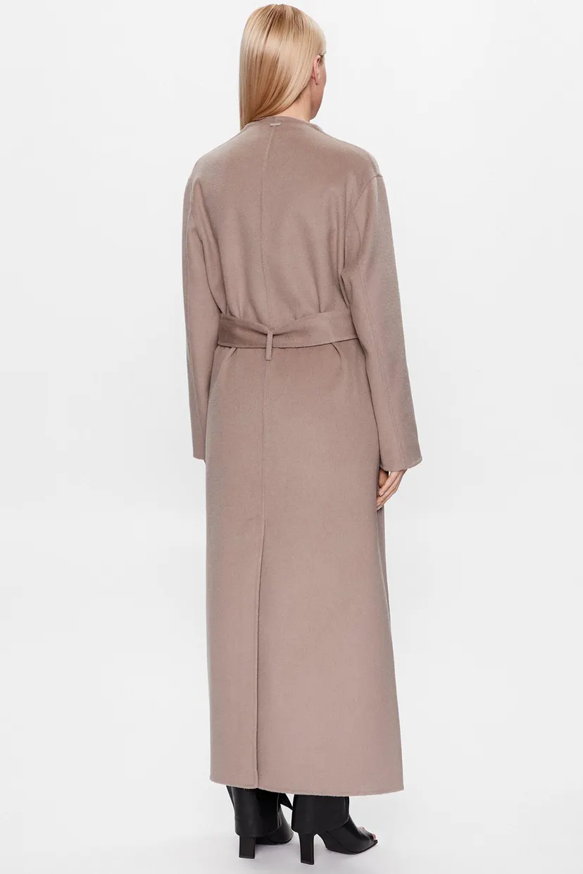 Пальто DOUBLE FACED WOOL MAXI COAT 3