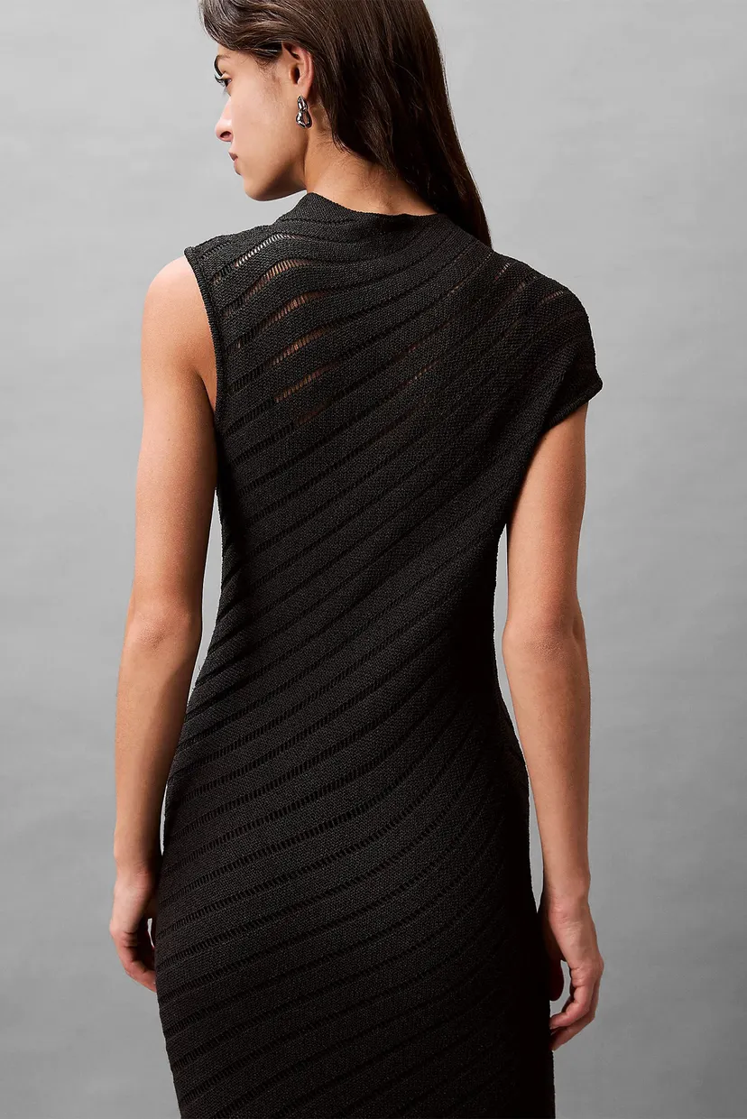Көйлек Textured Viscose Dress 5