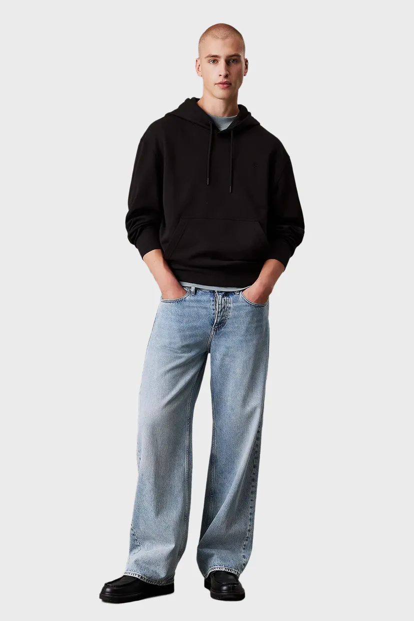 Мужское черное худи SOFT LAYERED MONOGRAM 3