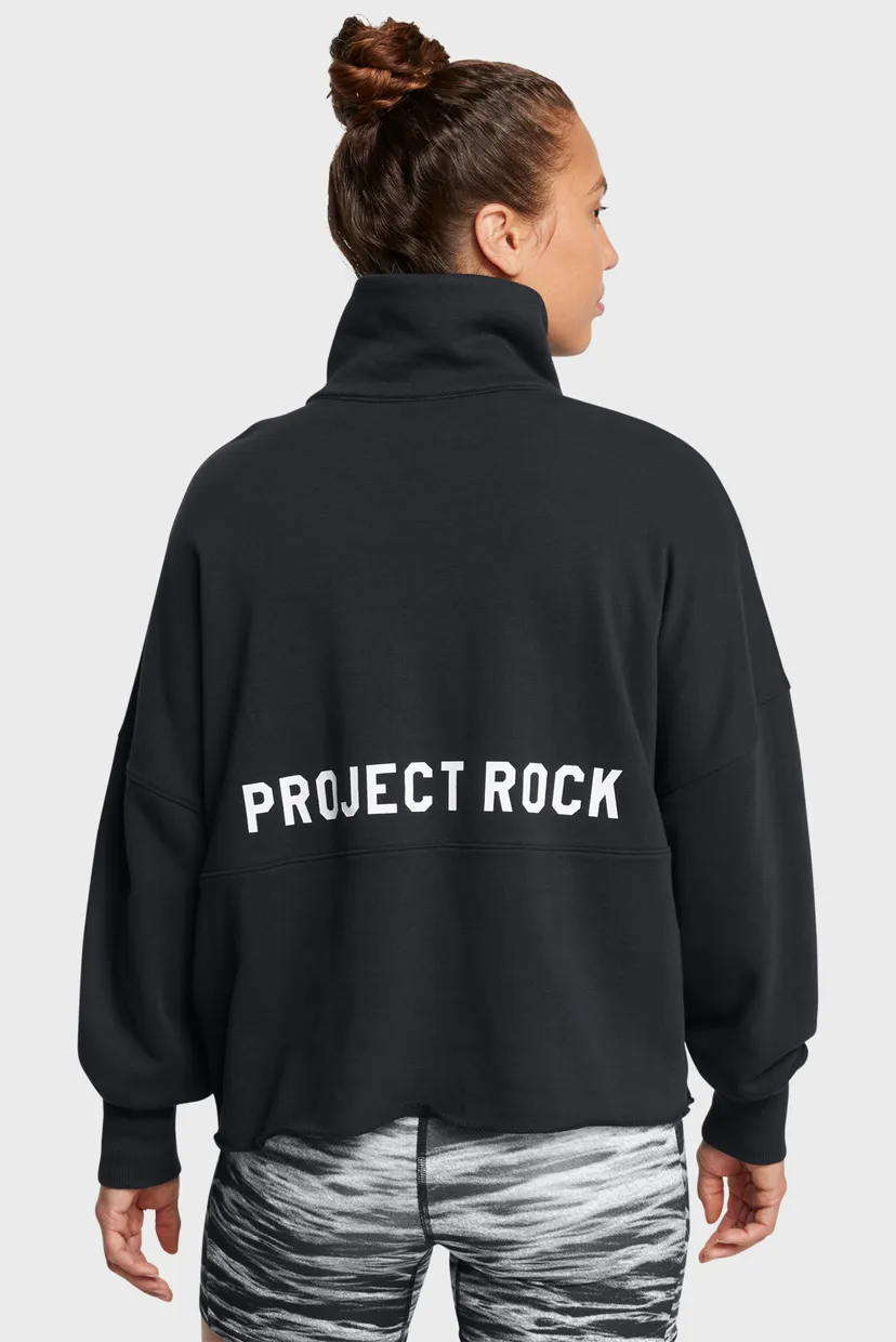 Женская черная спортивная кофта Pjt Rck W Half Zip Pullover 3