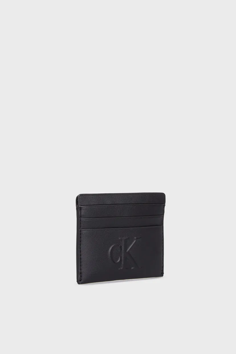Женский черный кардхолдер SCULPTED CARDCASE 6CC DEBOSS 3