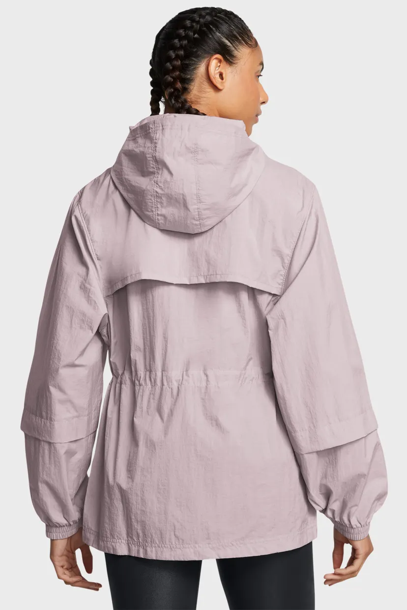 Женская пудровая ветровка Crinkle Woven Jacket 3