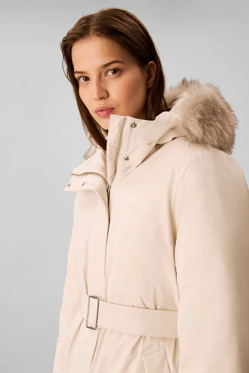 Куртка зимняя BELTED MATTE QUILTED JACKET WITH 5