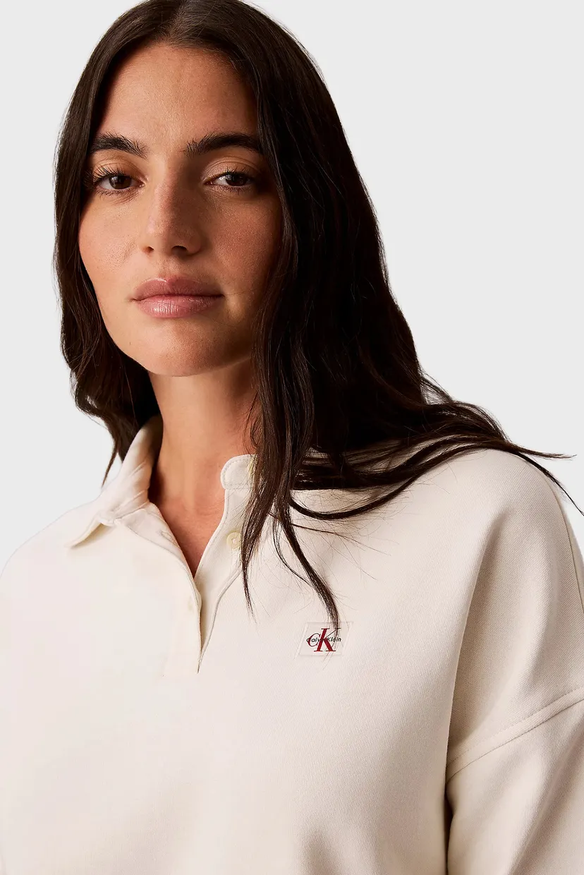 Реглан/LS RLXD WOVEN LABEL TERRY POLO 5