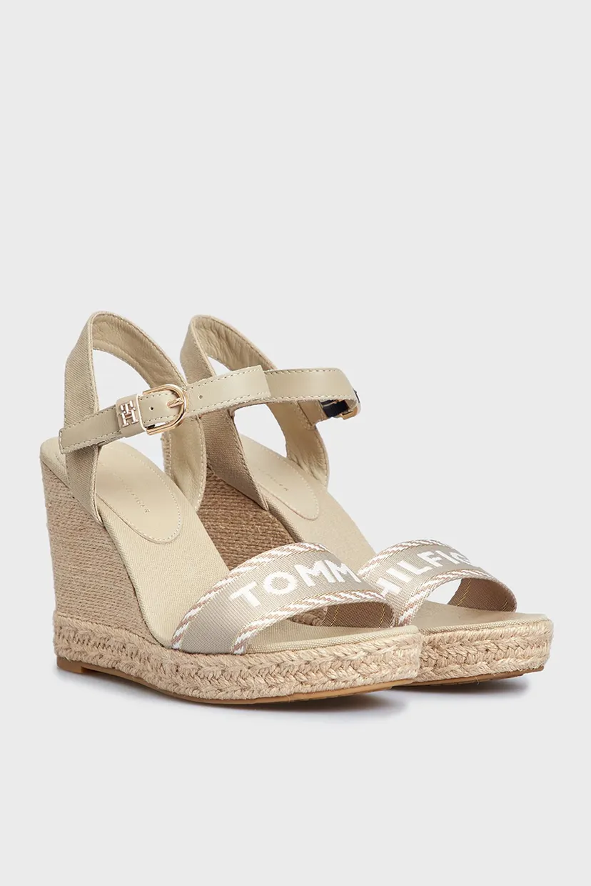Женские бежевые босоножки SEASONAL WEBBING WEDGE 3