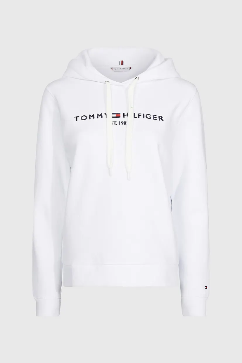 Женское белое худи HERITAGE HILFIGER HOODIE LS 10