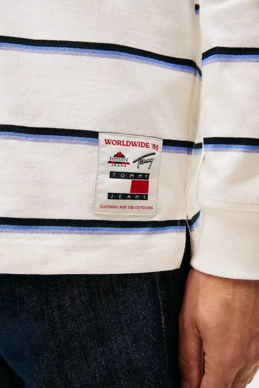 Поло с длинным рукавом TJM RLX WOVEN LABEL RUGBY 4