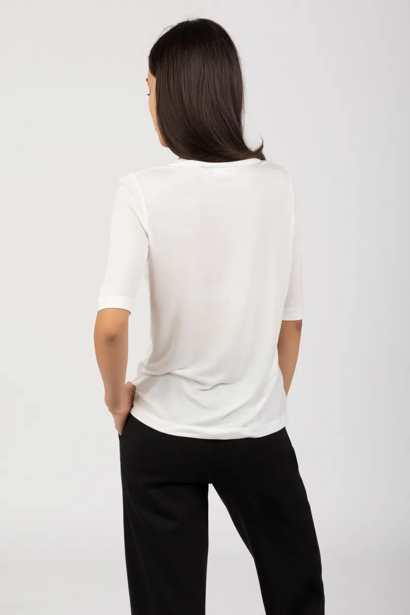 Футболка MODAL SILK RELAXED CREW NECK TEE 3
