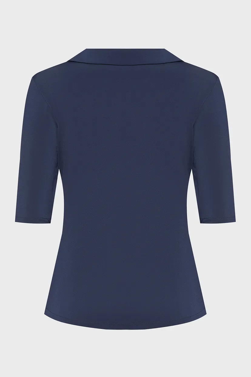 Поло/HS CREPE JERSEY POLO 8