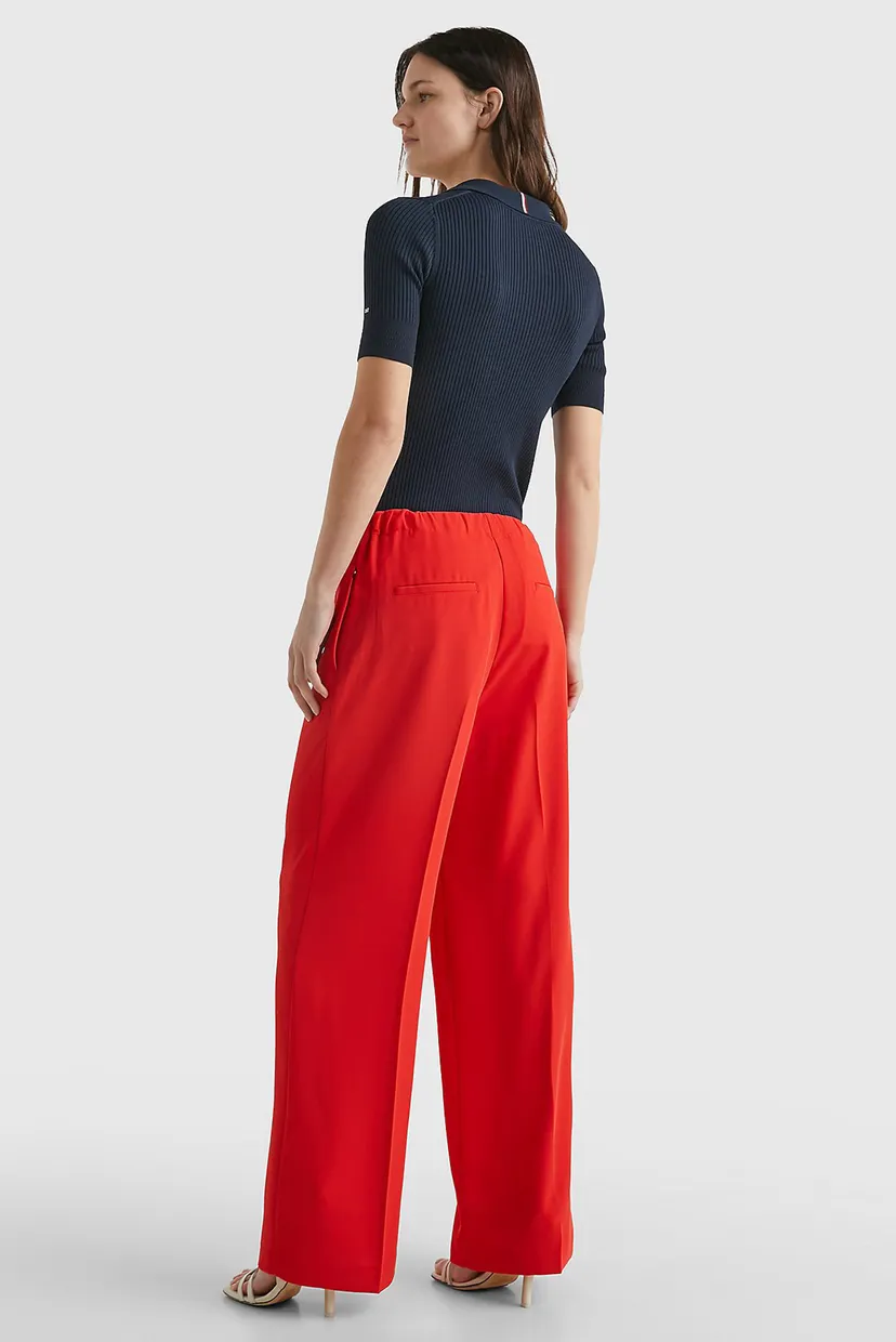 Шалбар WIDE LEG FLUID TWILL CROPPED 3