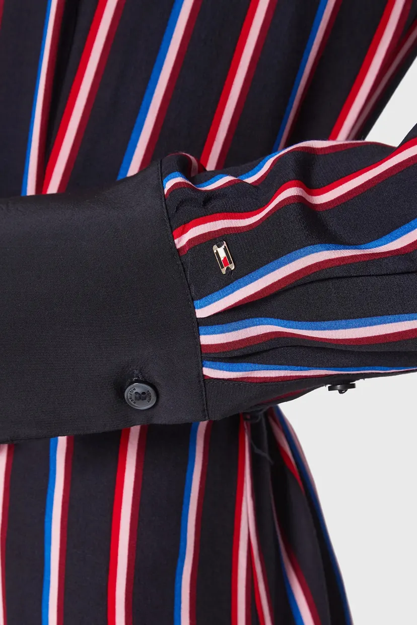 Платье VIS STRIPE MIDI SHIRT DRESS 4