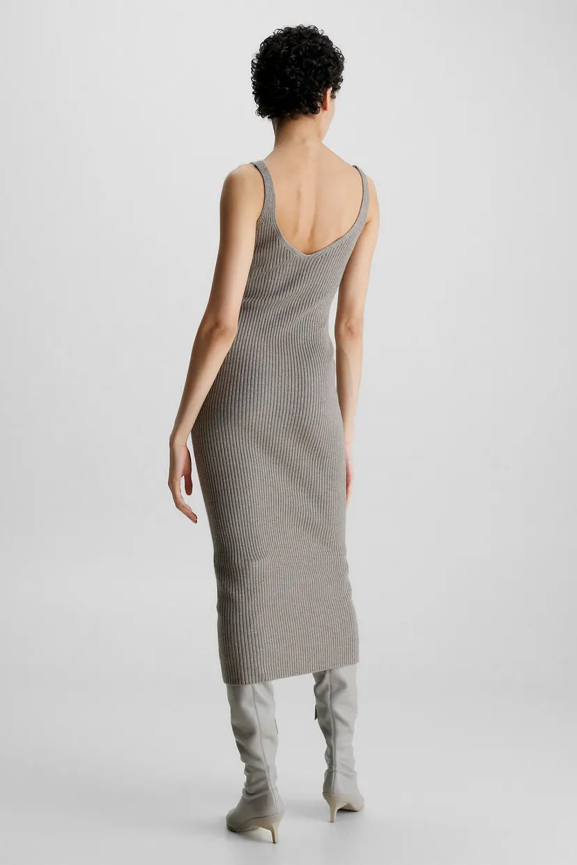 Платье RIB KNIT SLIP DRESS 3