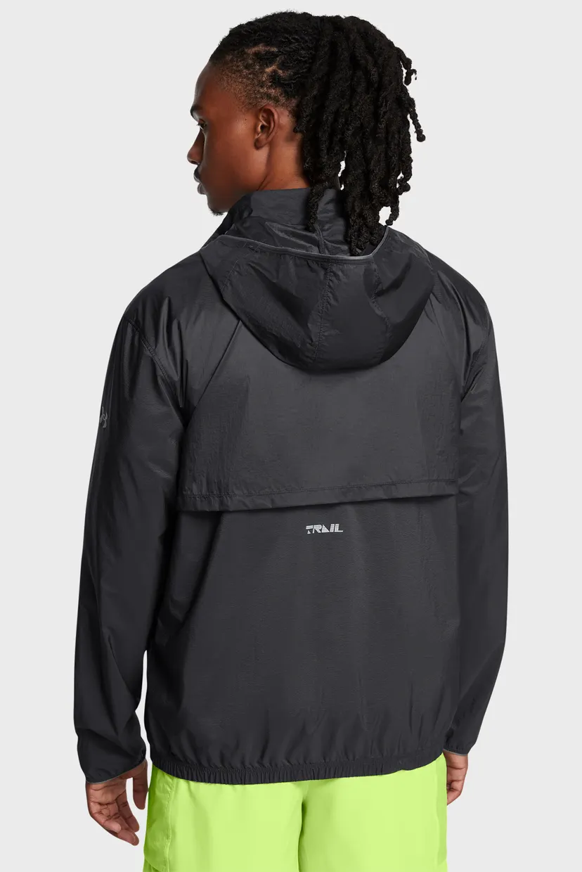 Мужская темно-серая ветровка UA TRAIL RUN JACKET 3