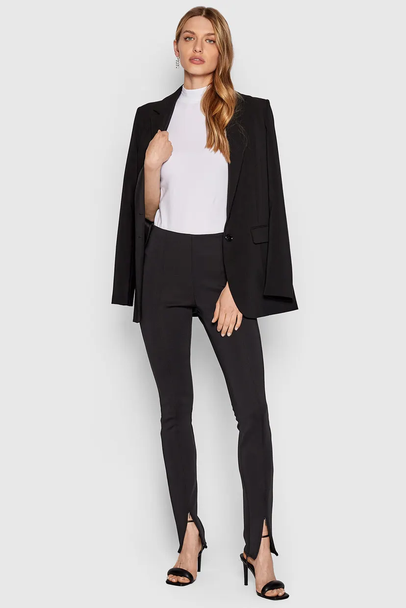Женский белый гольф TONAL LOGO HS MOCK NECK TOP 8
