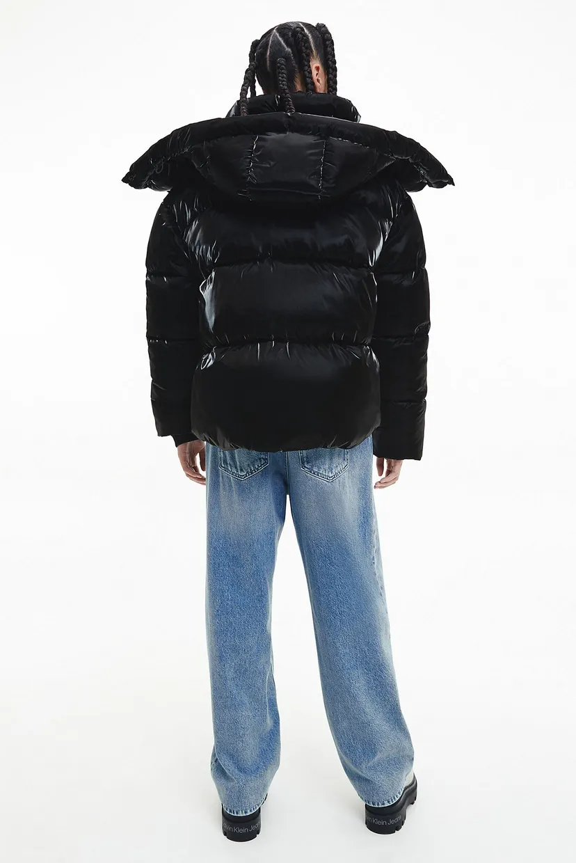 Женская черная куртка HIGH FILLED WIDE PUFFER JACKET 3