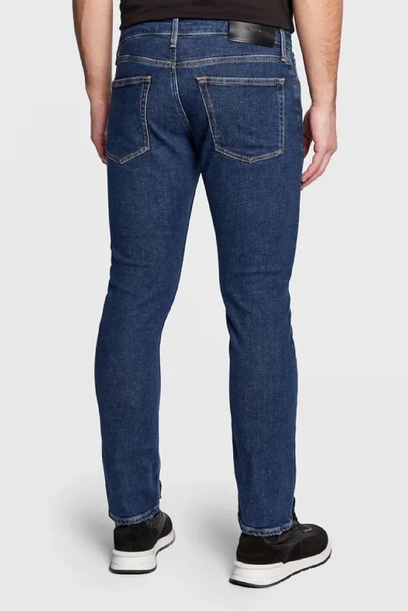 Мужские темно-синие джинсы SLIM FIT DARK BLUE 3