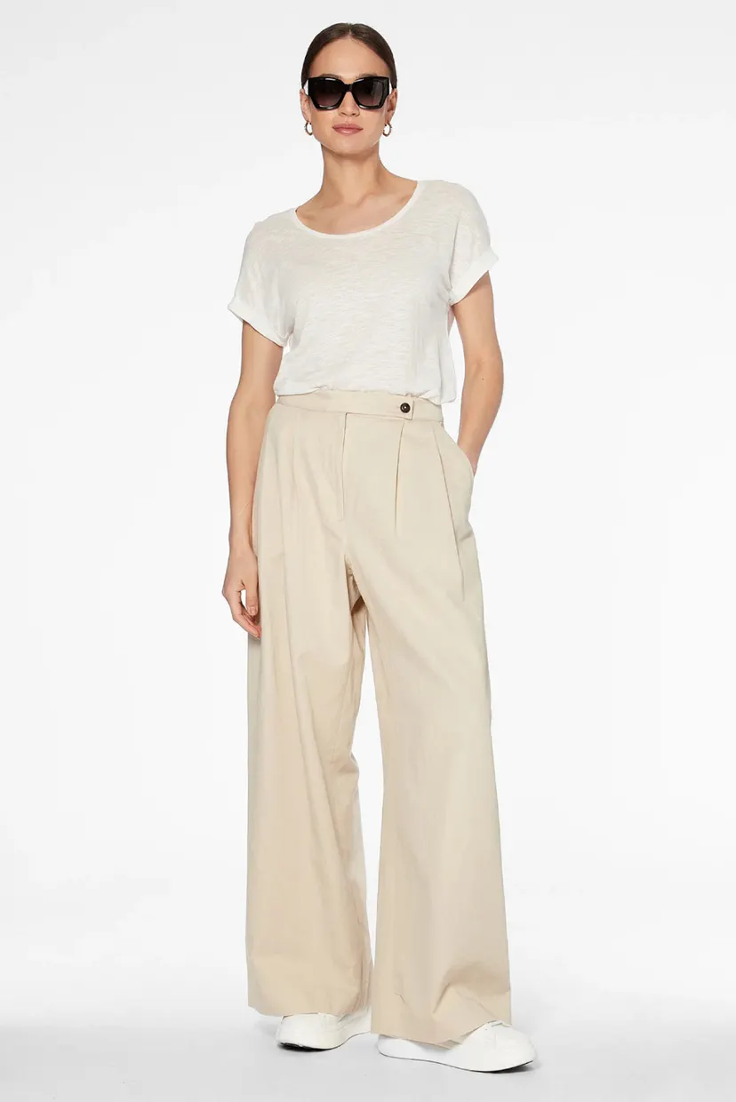 Футболка REG LYCL LINEN SCOOP-NK SS 3