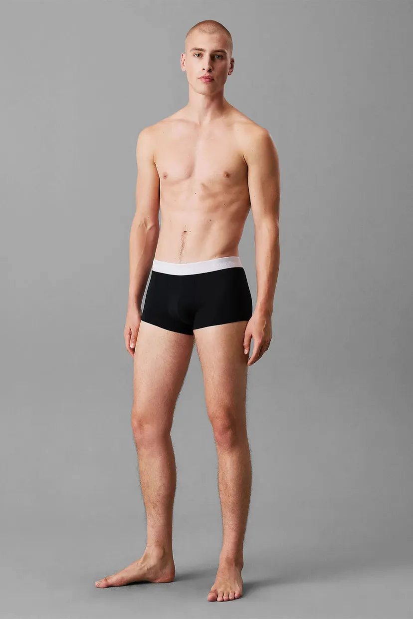 Мужские черные боксеры (3 шт) LOW RISE TRUNK 5