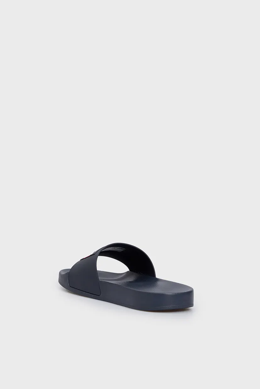 Мужские темно-синие слайдеры TOMMY JEANS POOL SLIDE ESS 5