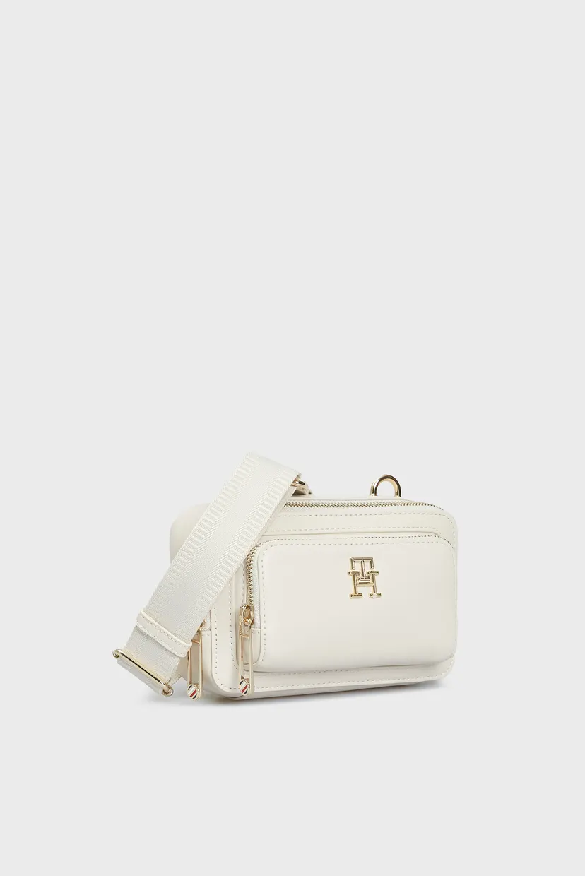 Женская белая сумка ICONIC TOMMY CAMERA BAG 8