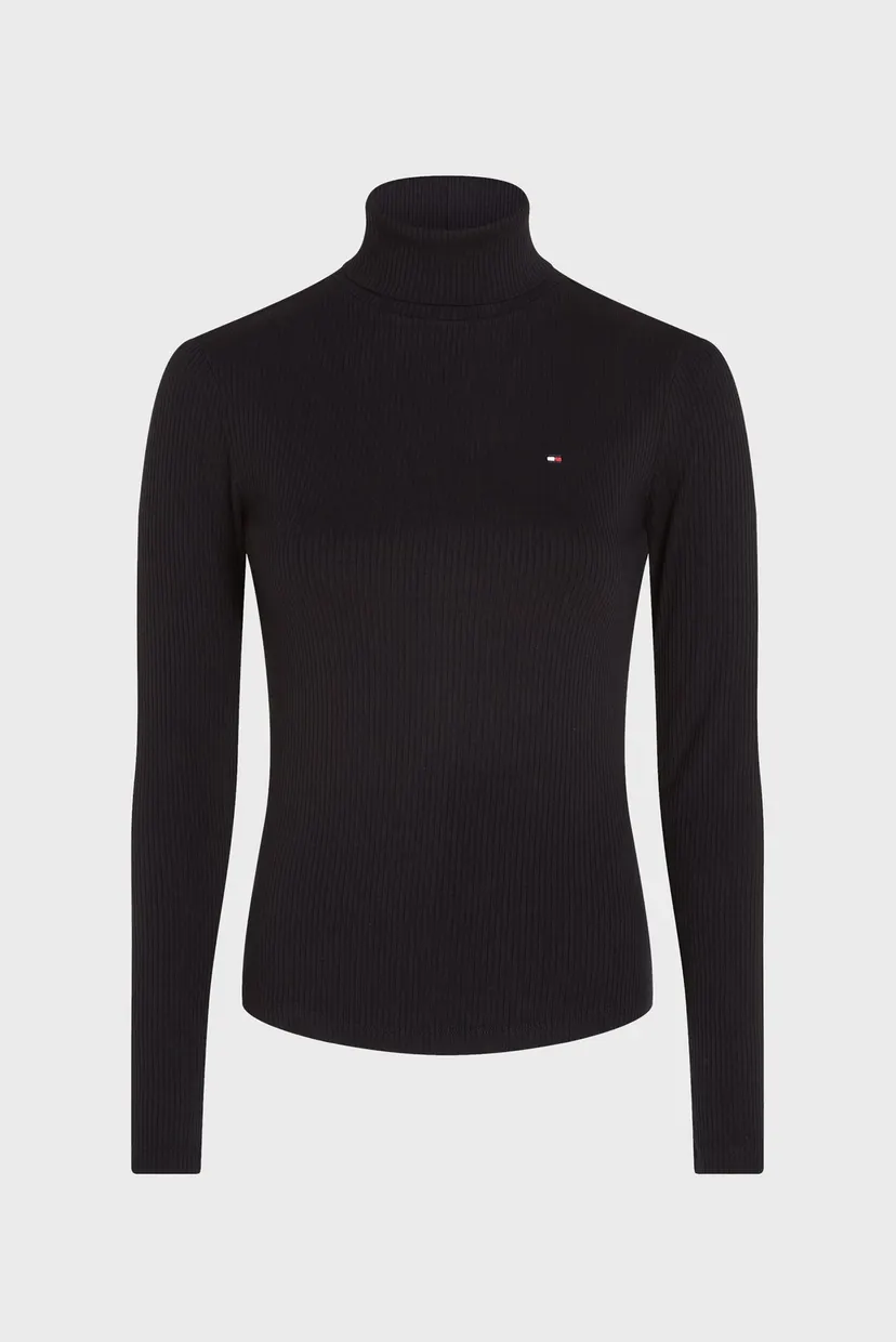 Лонгслив SLIM 5X2 RIB ROLL-NK LS 5