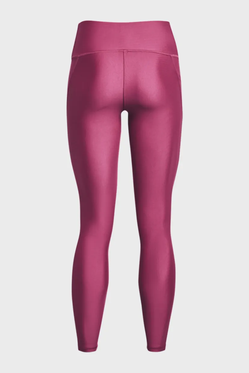Женские розовые тайтсы UA HG Armour Shine Leg NS-PNK 12