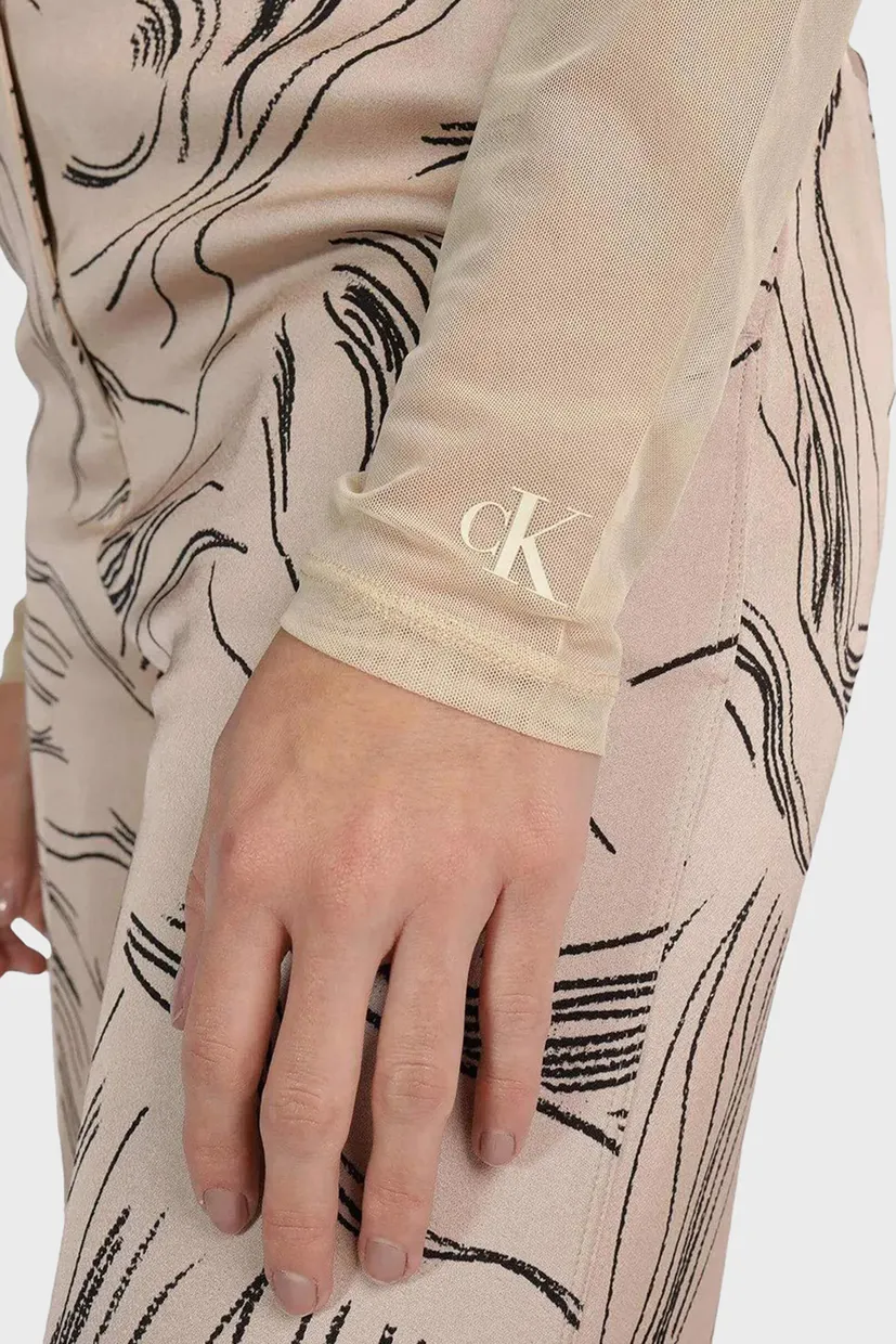 Лонгслив LAYERED MESH TOP 3