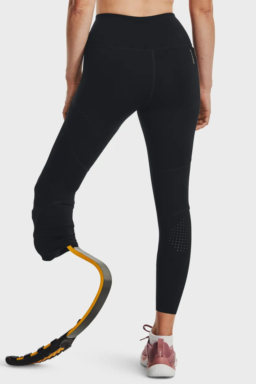 Женские черные тайтсы UA SF Rush Ank Leg Perf 10