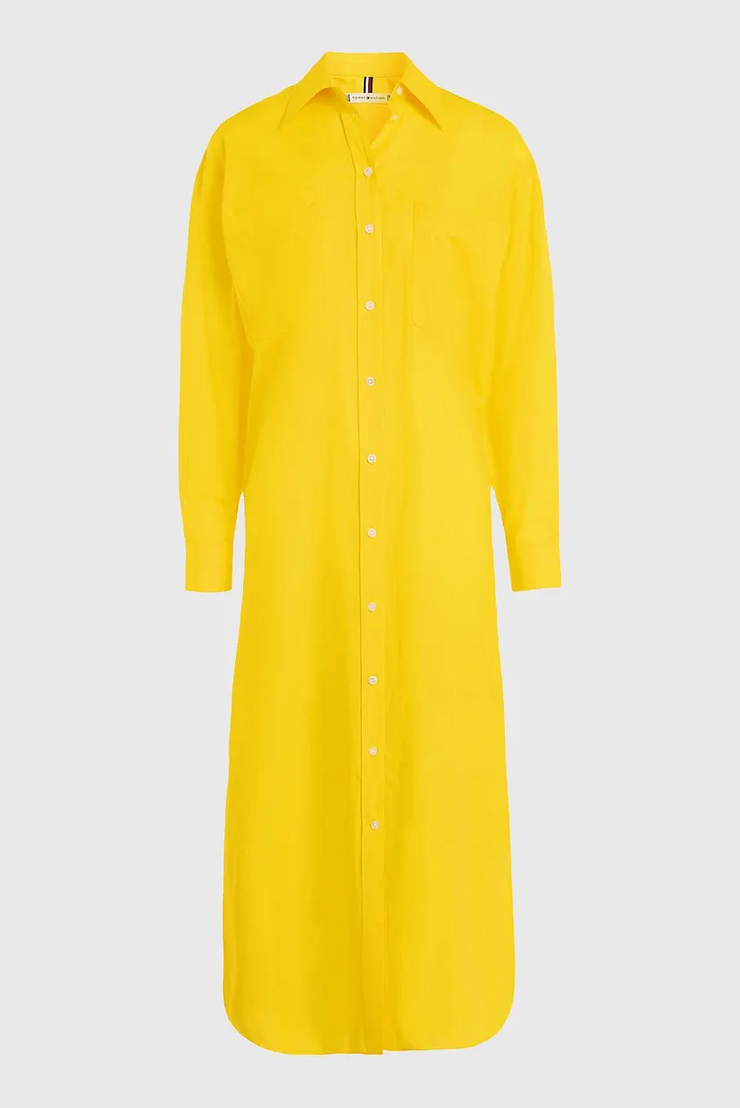 Платье VOILE OVERSIZED LONG SHIRT DRESS 5