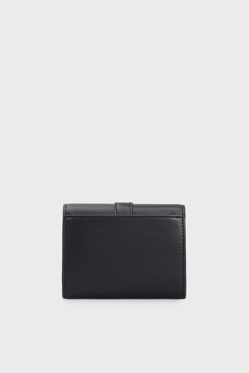 Женский черный кошелек TH HERITAGE MED FLAP 4
