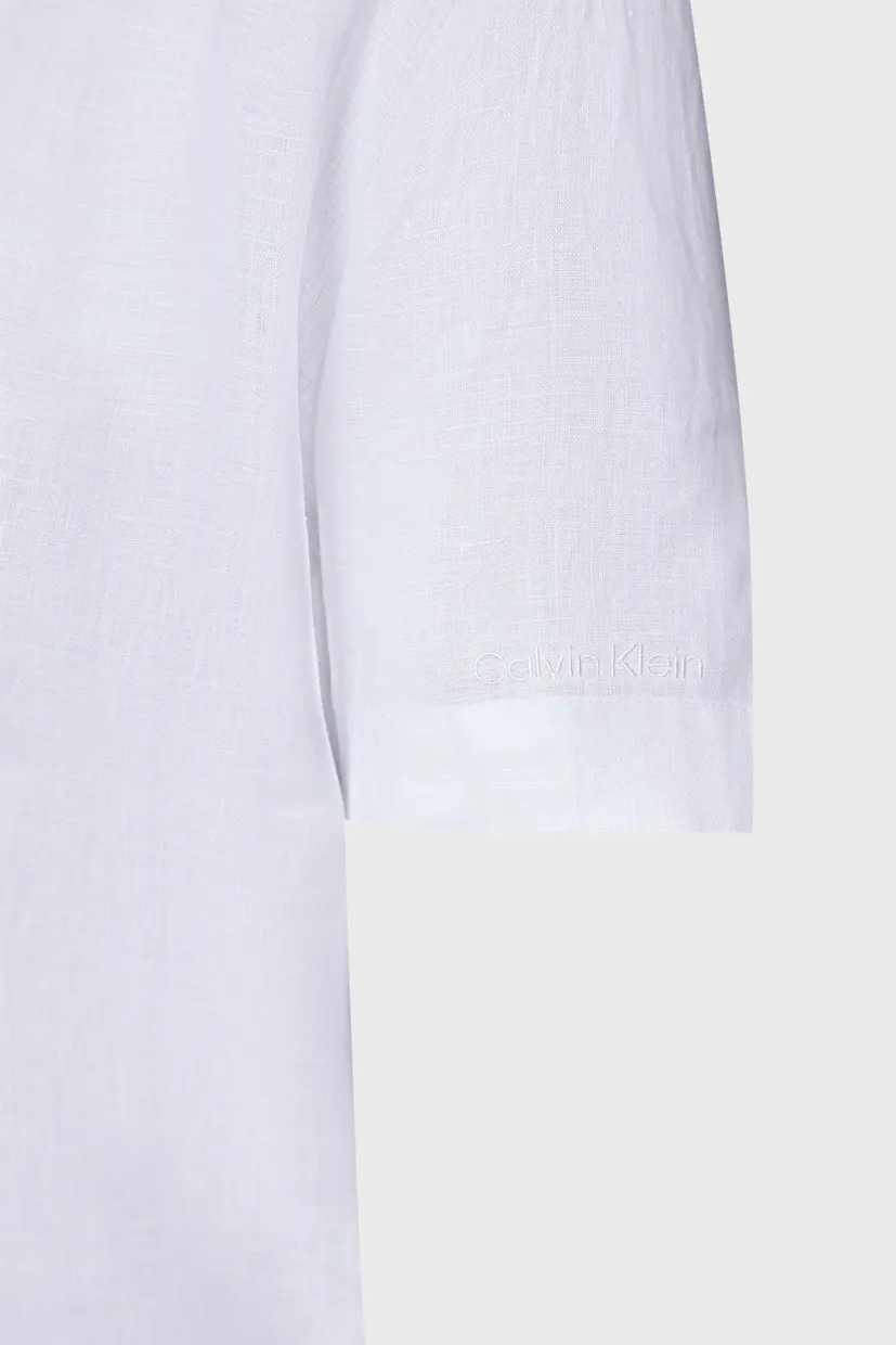 Платье LINEN SHORTSLEEVE  MINI DRESS 10