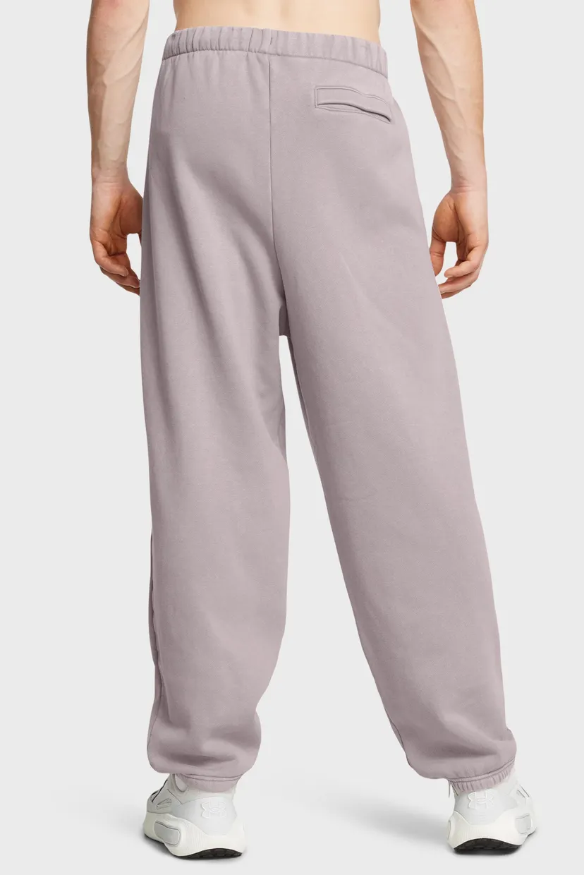 Мужские серые спортивные брюки UA Icon HWT Flc Wash OS Pant 3