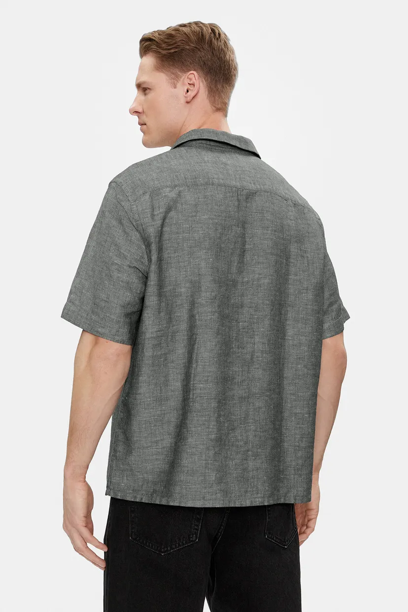 Рубашка с коротким рукавом LINEN COTTON CUBAN S S SHIRT 9