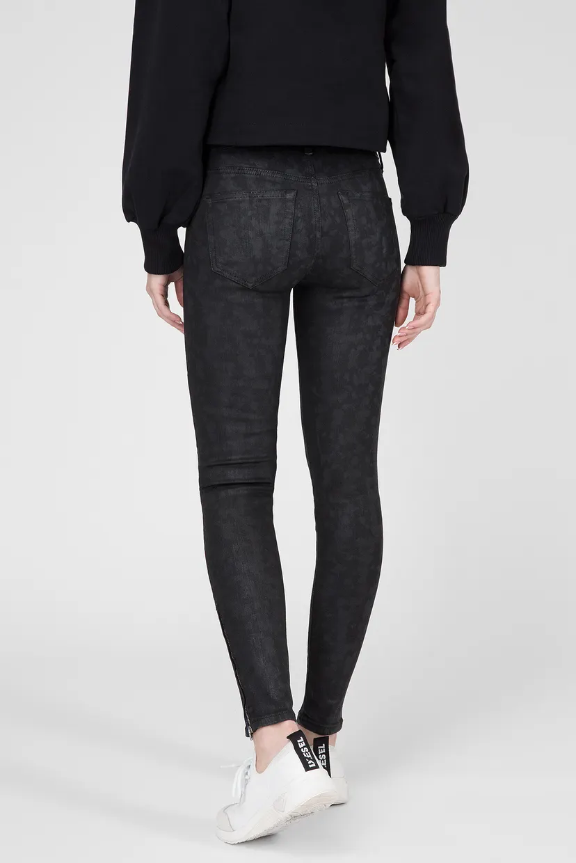 Әйелдерге арналған  қара джинс SLANDY-ZIP 8