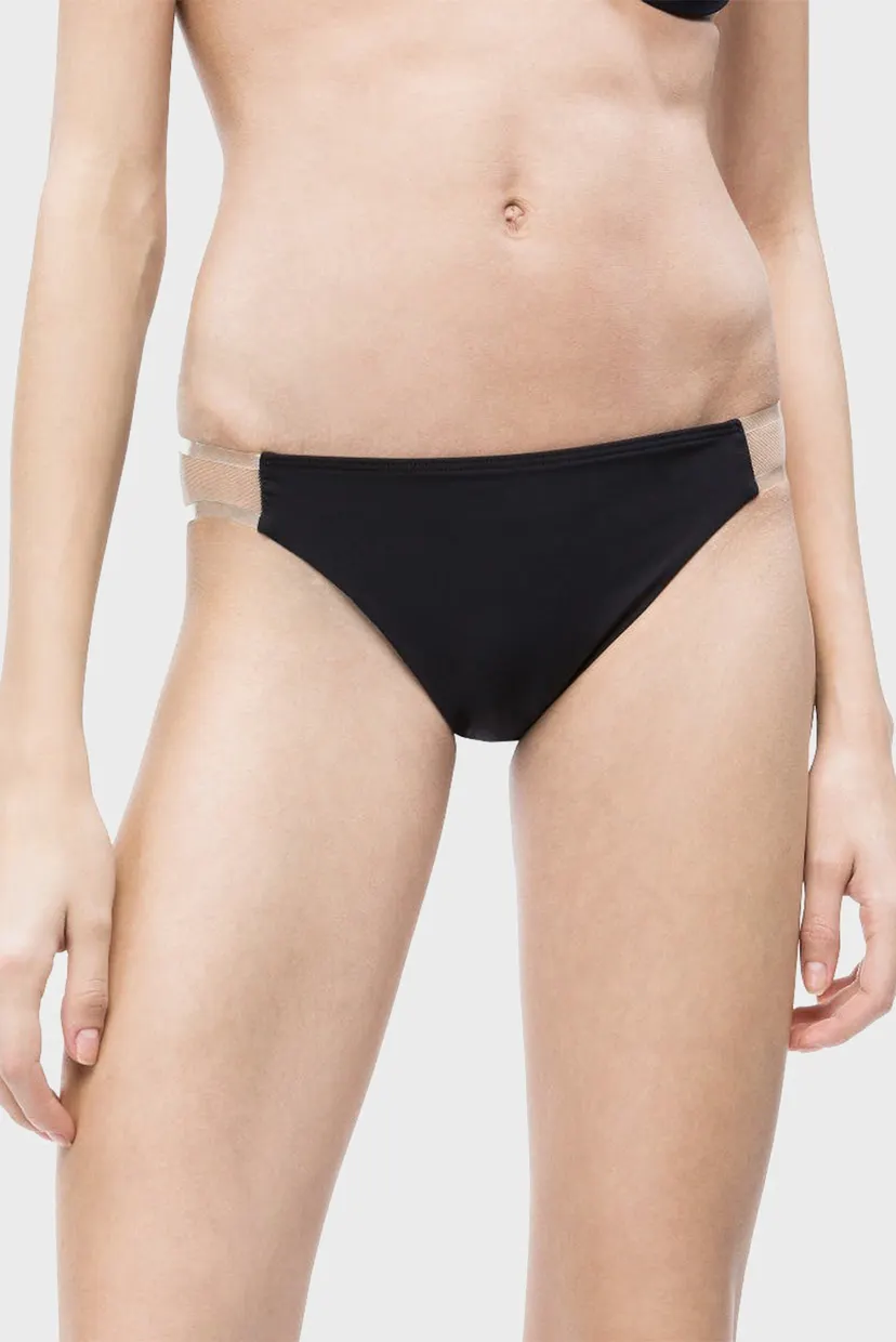 Женские черные трусики от купальника BIKINI 6