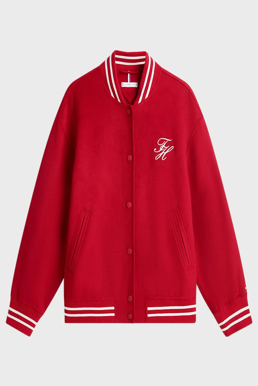 Женский бомбер DF WOOL VARSITY BOMBER 5