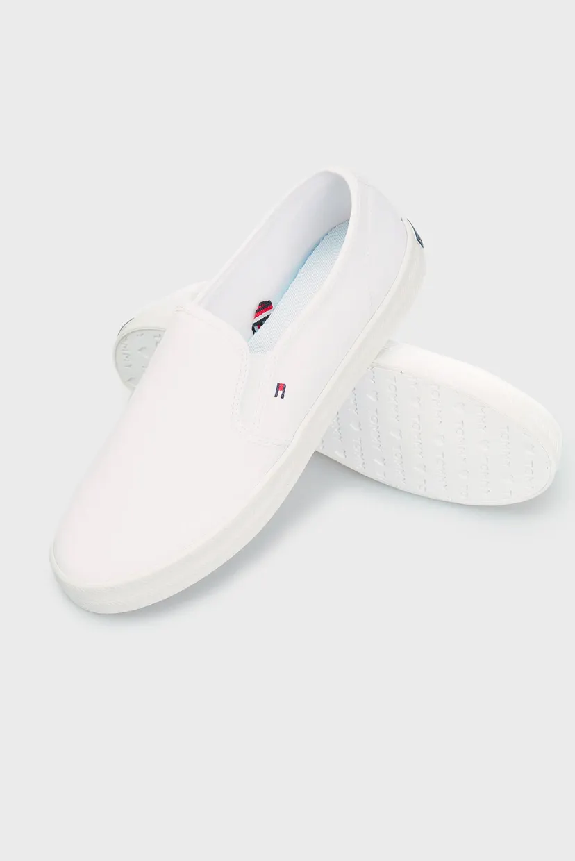 Женские белые слипоны ESSENTIAL NAUTICAL SLIP ON 7