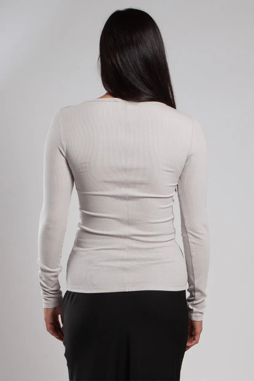 Лонгслив MODAL RIB SCOOP NECK LS TOP 3