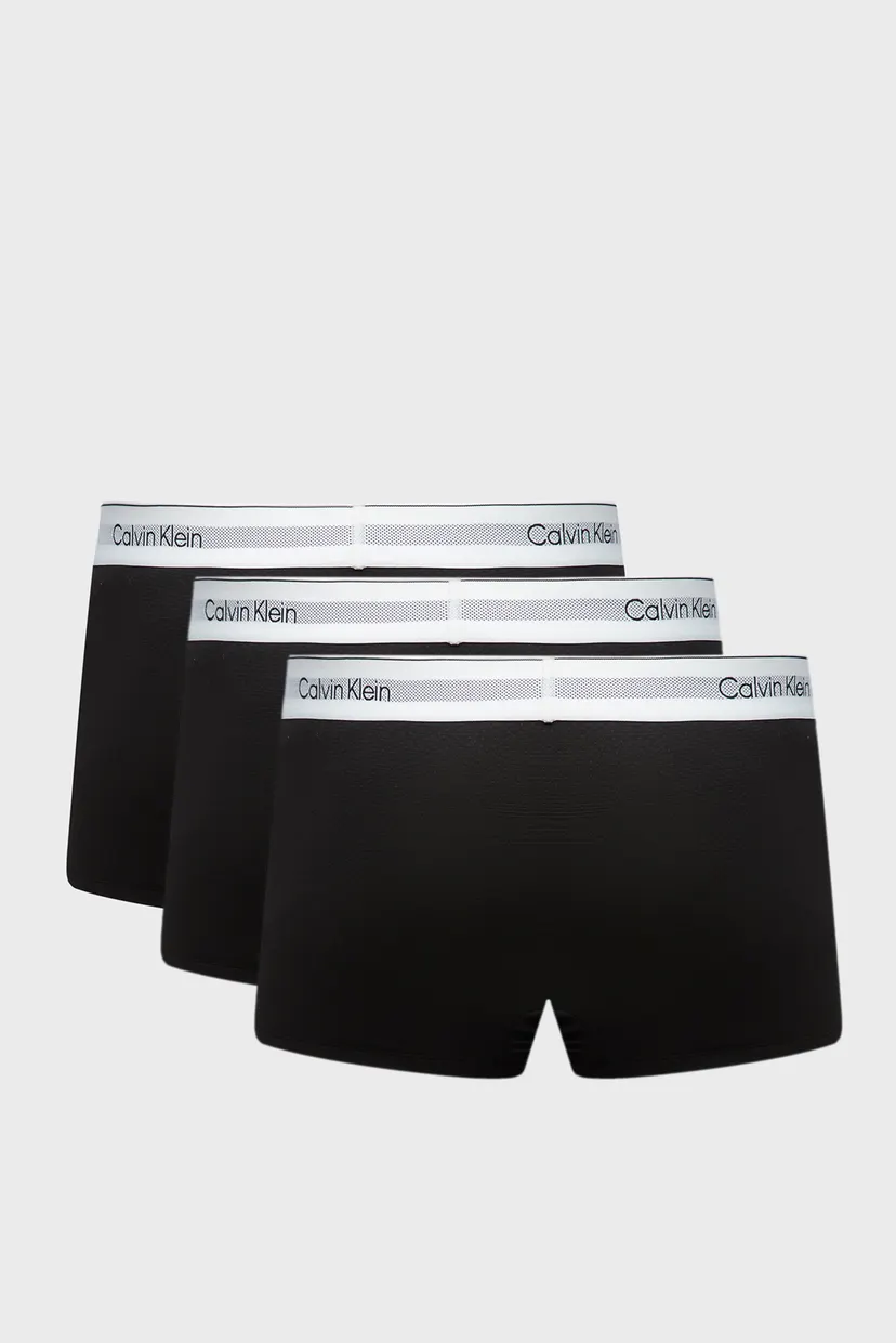 Мужские черные боксеры (3 шт) LOW RISE TRUNK 8