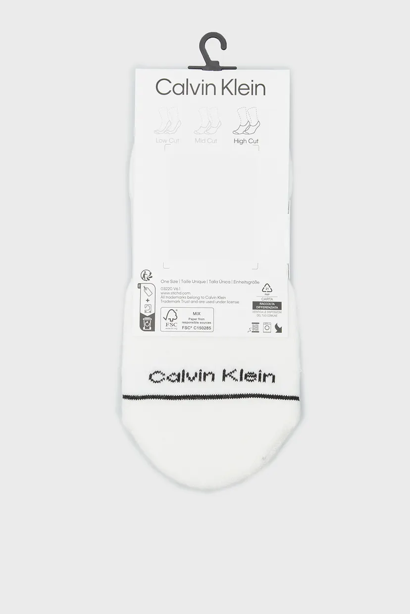 Следы CK WOMEN FOOTIE HIGH CUT 3P ATHLEISURE 3