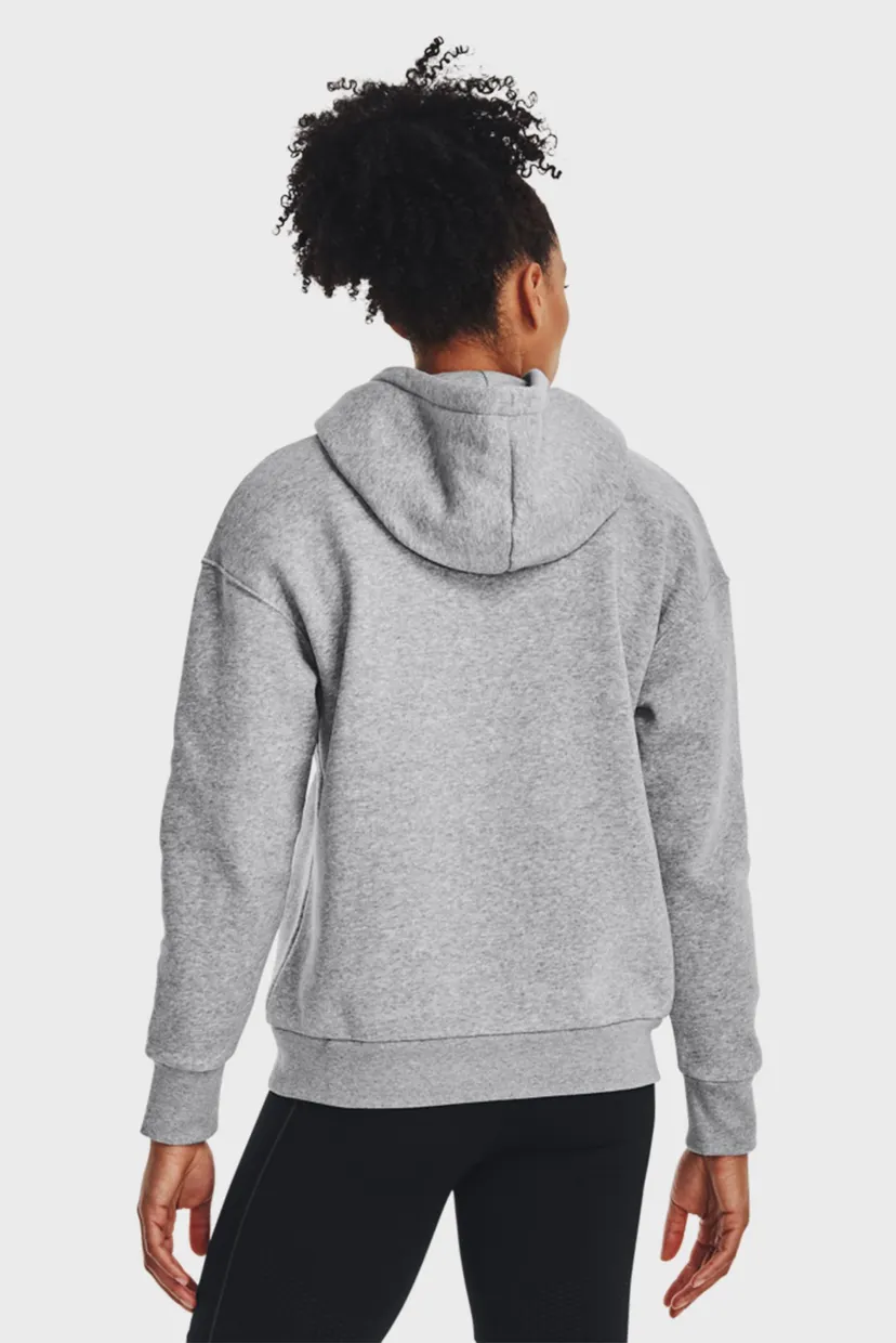 Женское серое худи Essential Fleece Hoodie 3