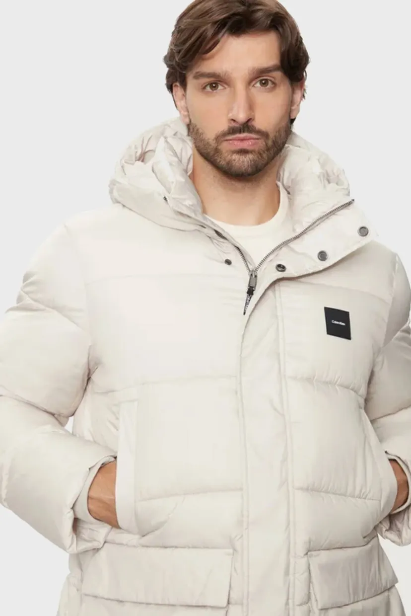 Куртка зимняя LONG HOODED QUILT PUFFER MW 3