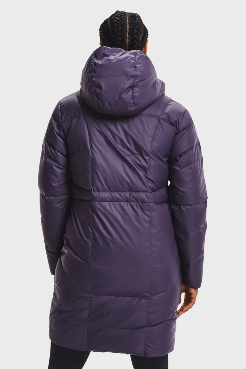 Женский фиолетовый пуховик UA Armour Down Parka 3